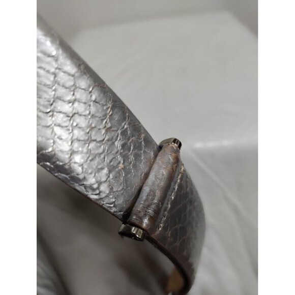 Koko & Palenki Genuine Python Silver Adjustable Belt Maximalist - Picture 8 of 8